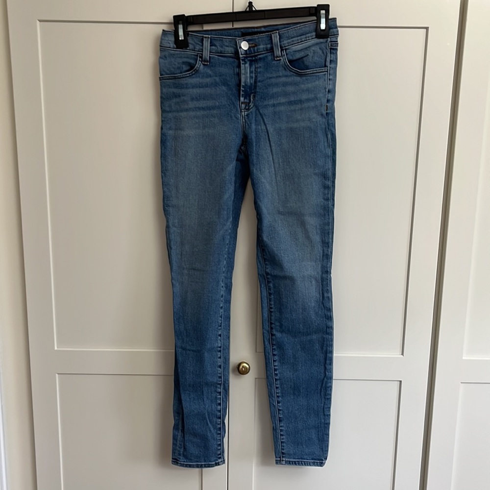 J brand light wash skinny jeans